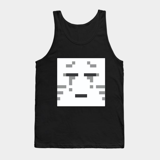 Pixel Ghost Tank Top by TASCHE